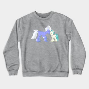 Sky Beak nuzzling Terramar Crewneck Sweatshirt